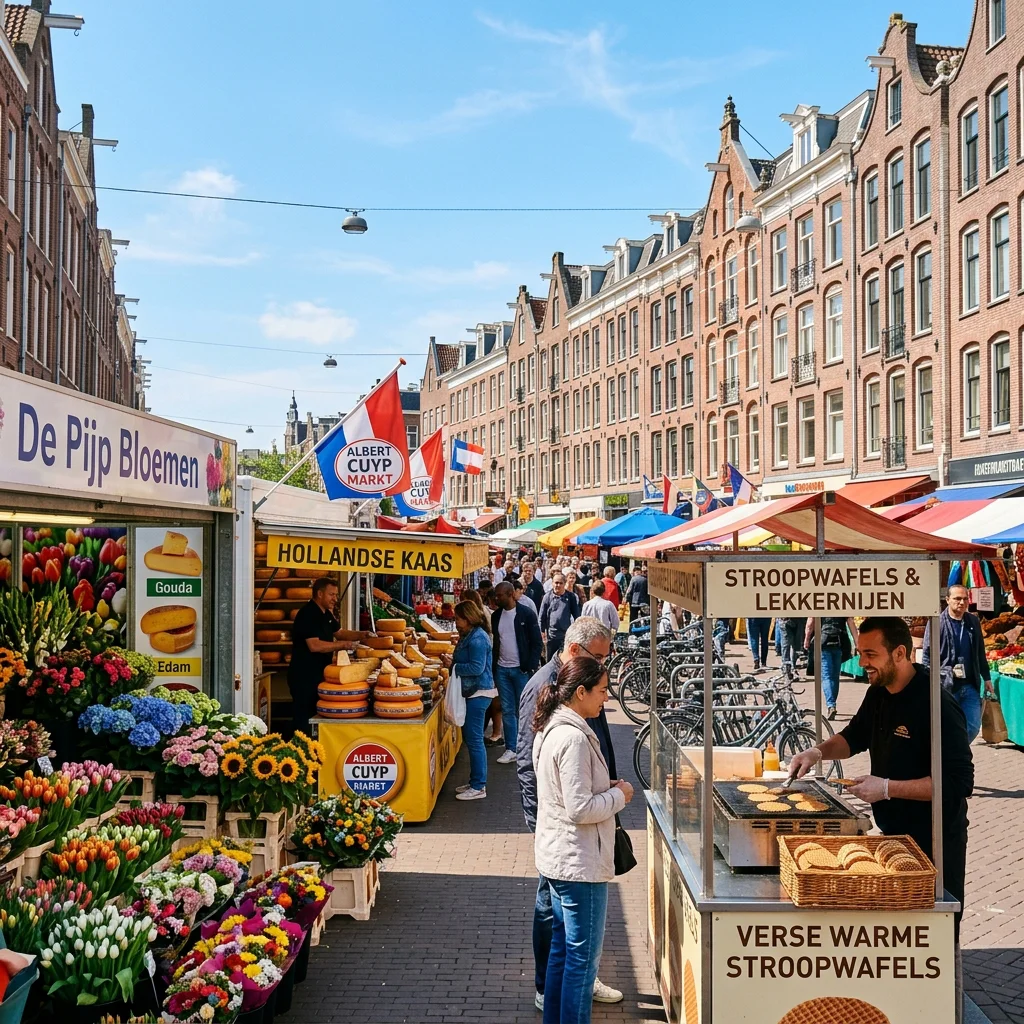 Albert Cuypmarkt in De Pijp, Amsterdam