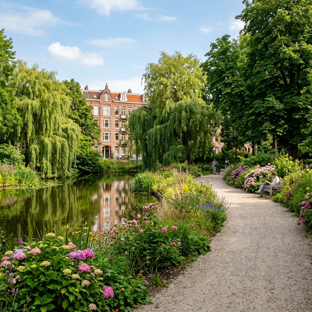 Sarphatipark in De Pijp, Amsterdam